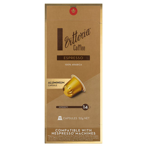 Vittoria Nespresso Compatible Coffee Caps 10pc