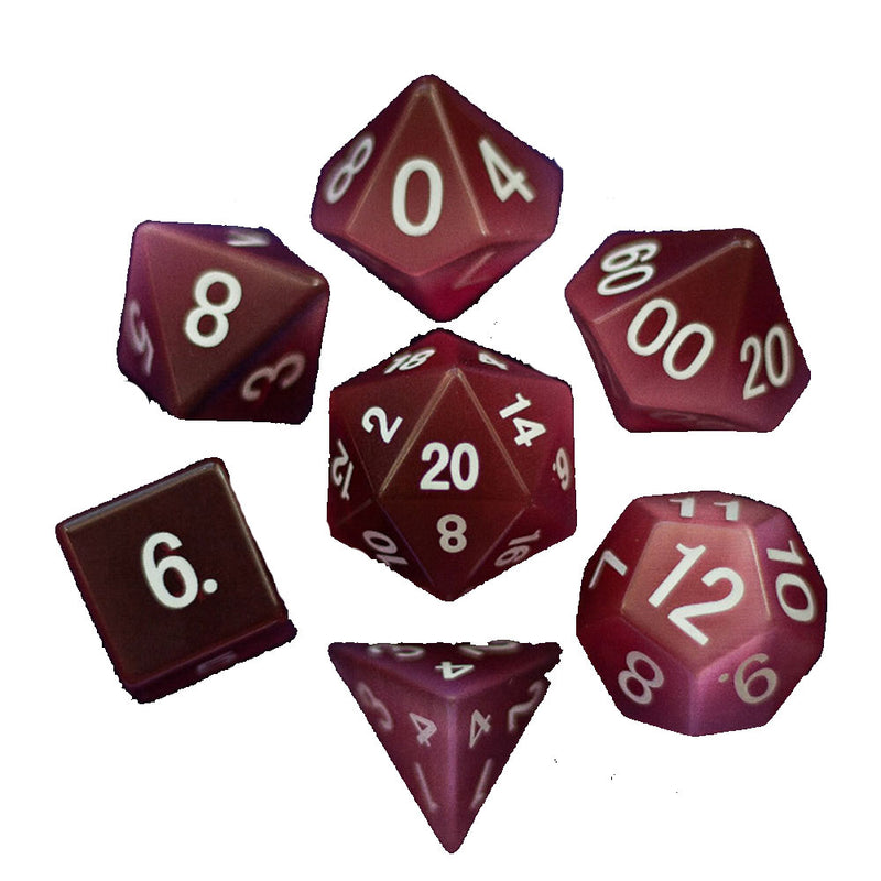 MDG Cat's Eye Polyhedral Dice Set 16mm