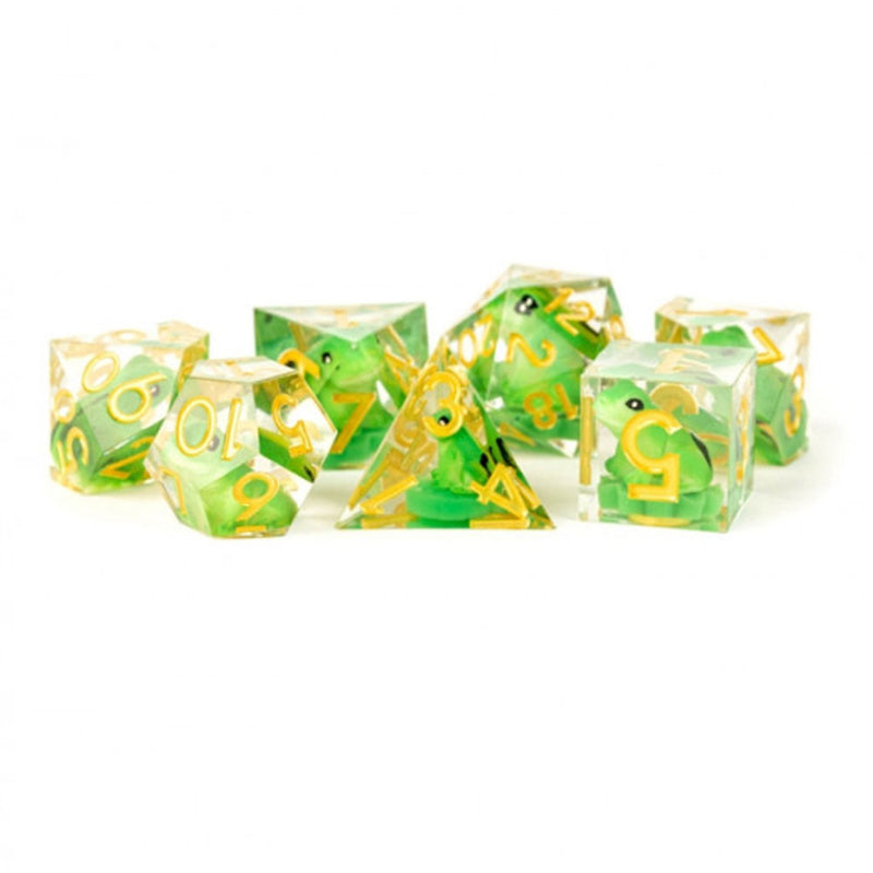 MDG Handcrafted Sharp Edge Resin Dice Set