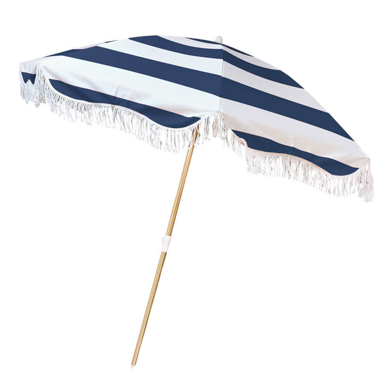 Parasol de plage en toile 2M Retro Stripe (200x200cm)