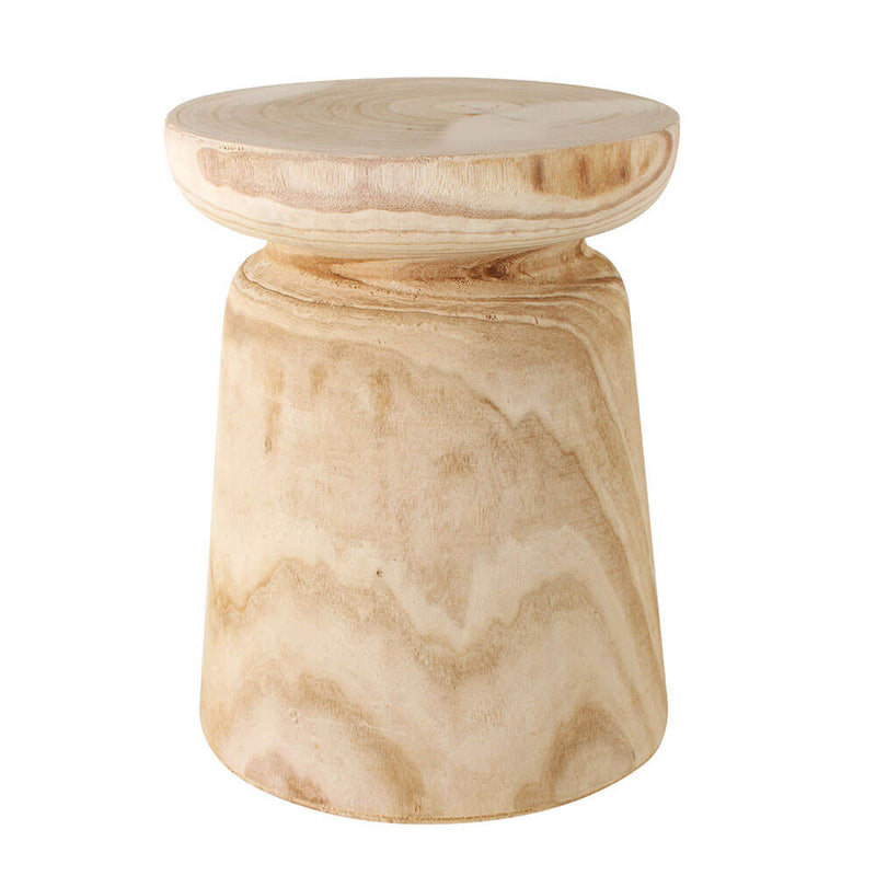 Ester Paulownia Wooden Stool (40x32x32cm)