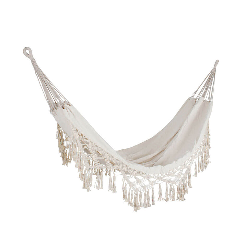 Hamac en toile de style macramé Chill (200x140cm)