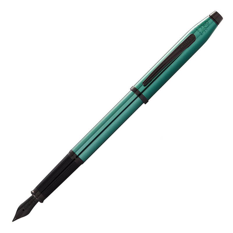 Stylo plume Century II vert translucide avec noir