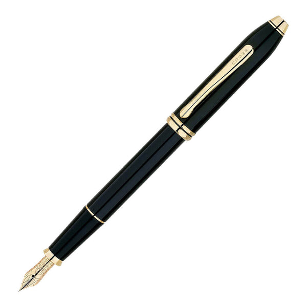 Cross Townsend 23ct Fine Point Fountain Pen (Black Lacquer)