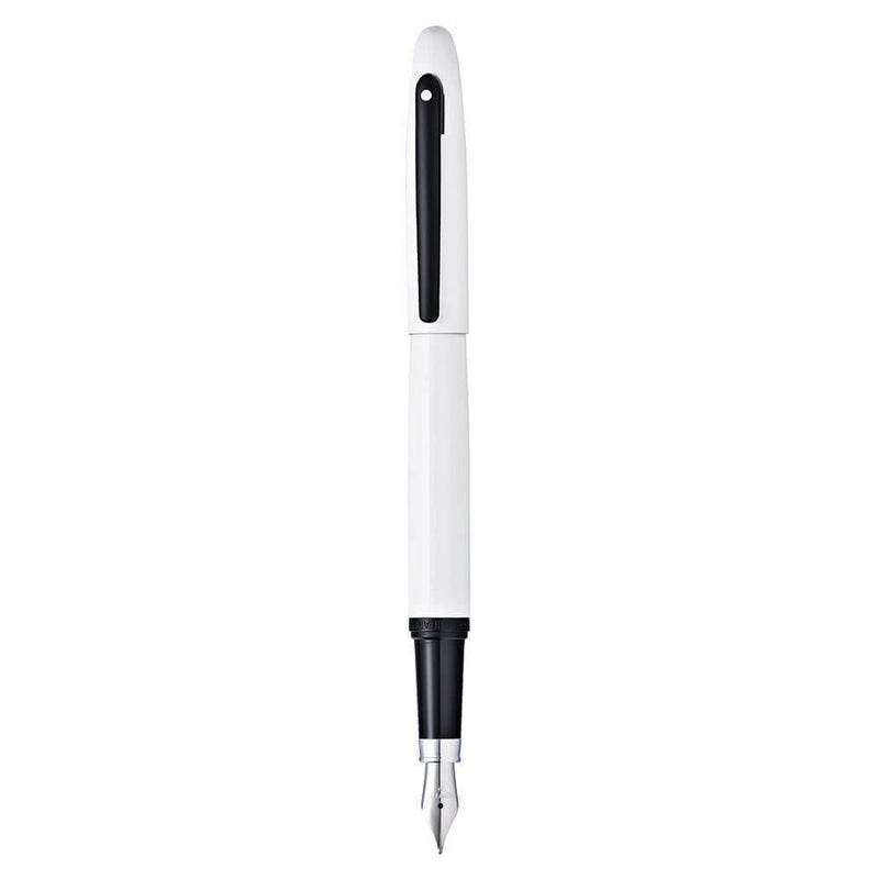 Stylo plume Sheaffer VFM laque blanche et noir