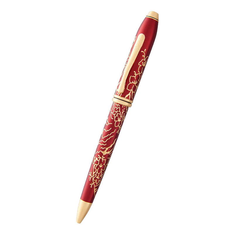 Townsend Plum Lacquer 23ct Stylo à bille Zodiac