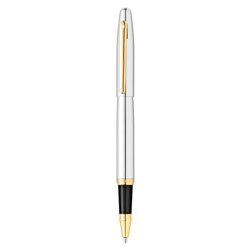 Stylo chromé Sheaffer VFM avec ton doré