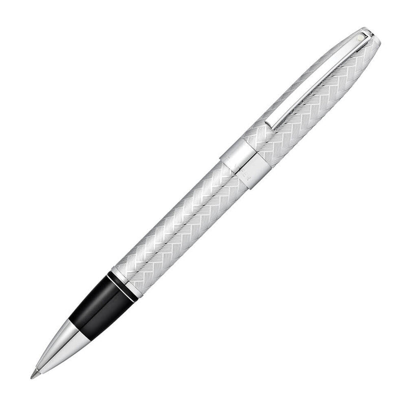 Legacy HP Chrome Chevron Pattern Rollerball Pen