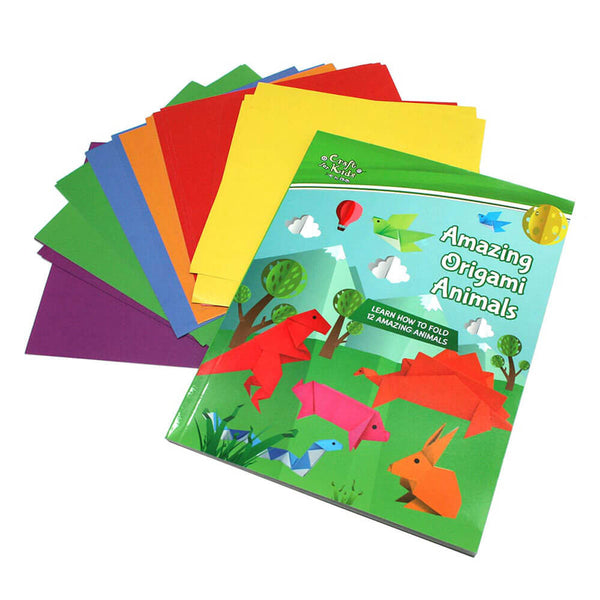 Amazing Origami Animals Book Kit