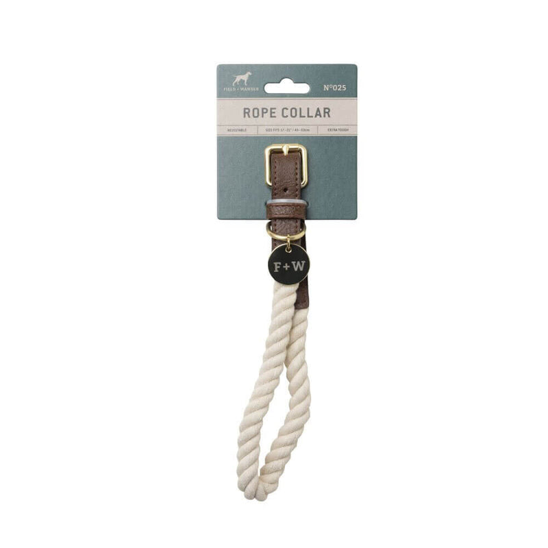 Collier pour chien en corde Field &amp; Wander