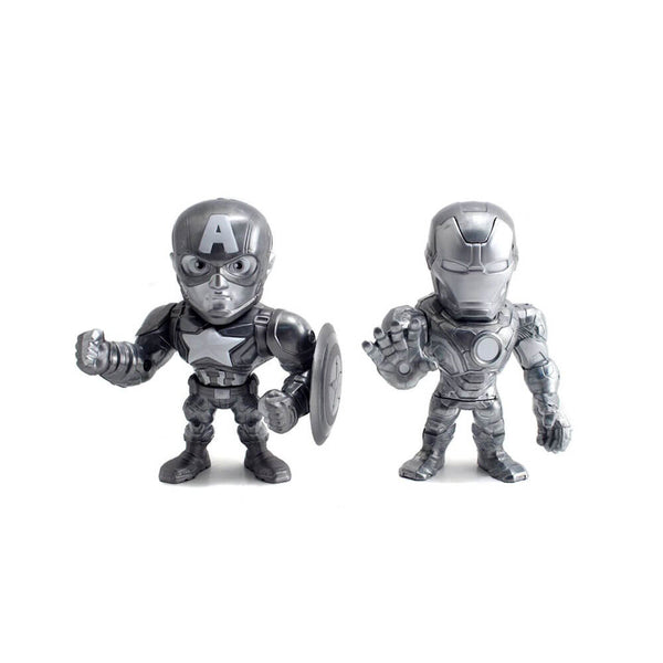 Captain America 3 Civil War & Iron Man US 4" Bare Metal 2Pk