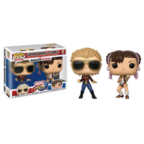 Marvel vs Capcom Infinite Captain Marvel vs Chun-Li Pop 2 Pk