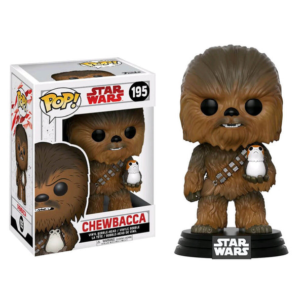 Star Wars Chewbacca with Porg Episode VIII US Pop! Vinyl