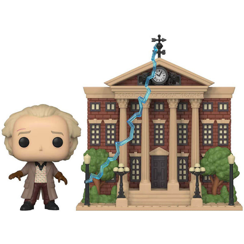 Back to the Future Doc with Clock Tower Pop! Town