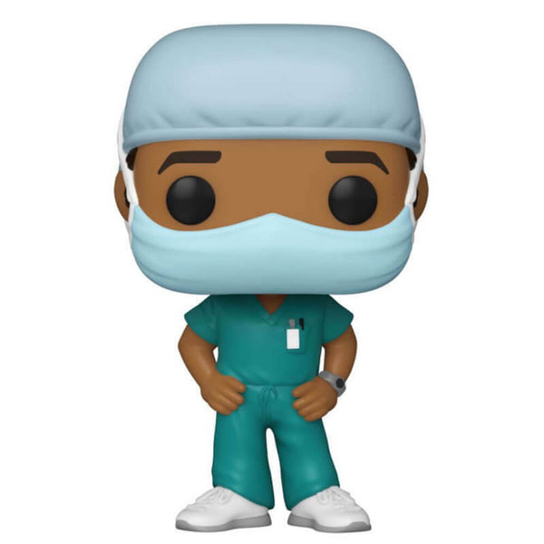 Pop! Heroes Front Line Worker Male #2 Green Pop! Vinyl