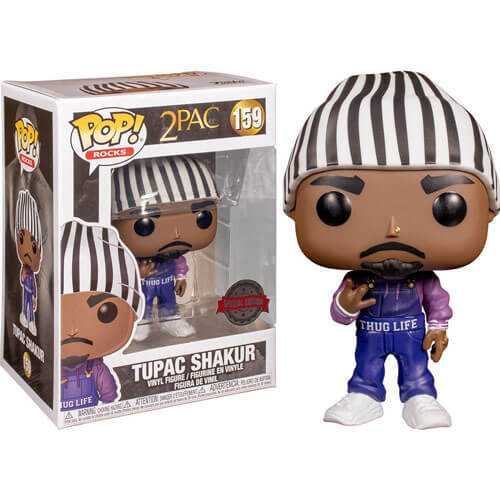 Tupac Overalls US Exclusive Pop! Vinyl