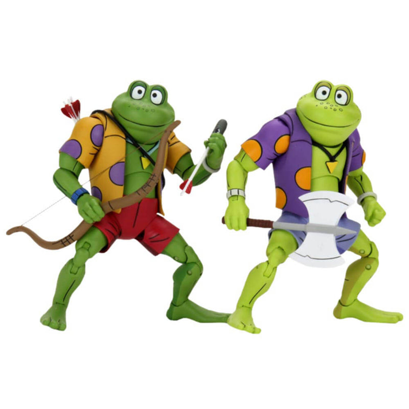 TMNT Genghis & Rasputin Frog 7" Action Figure 2-pack