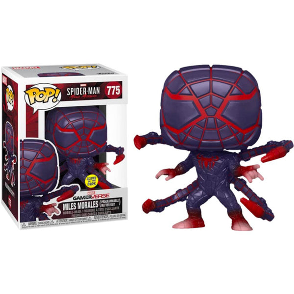 Spider-Man: Miles Morales Matter Suit Glow Pop! Vinyl