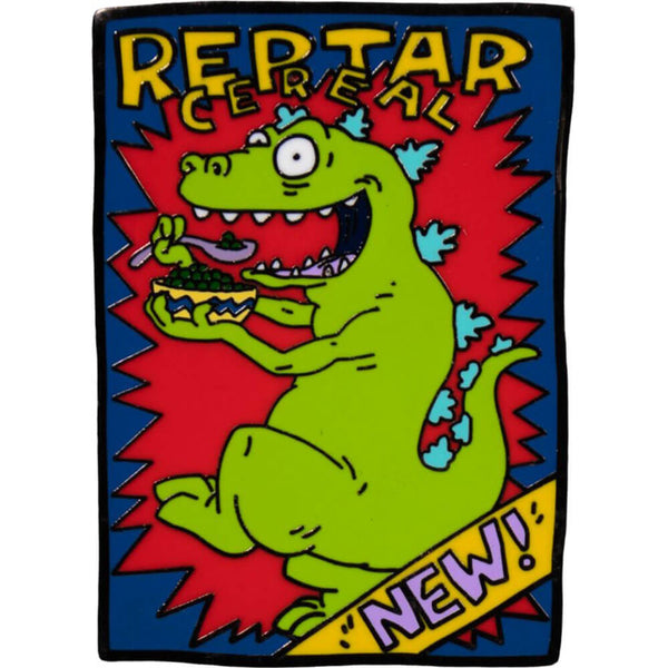 Rugrats Reptar Cereal Glow Enamel Pin