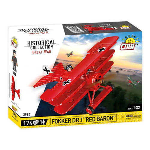 World War I Fokker Dr1 Red Baron (174pcs)