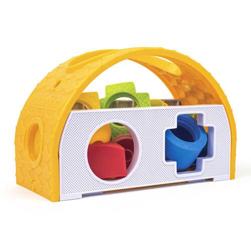 Lalaboom Shape Sorter and 8 pcs Beads