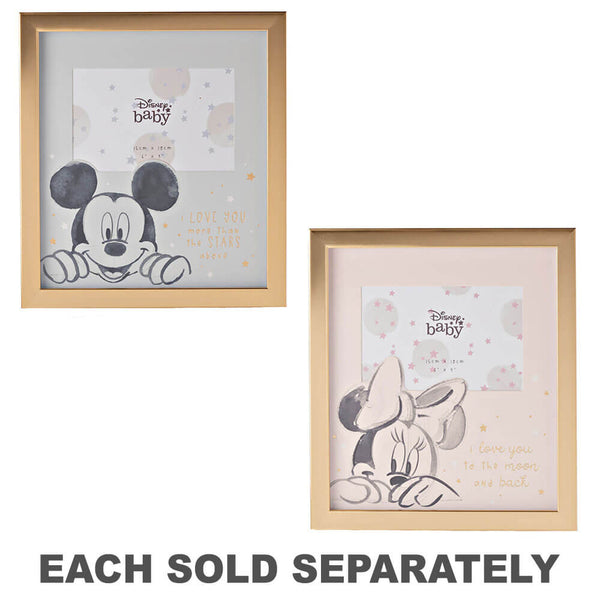 Disney Gold Edge Photo Frame (6x4in)