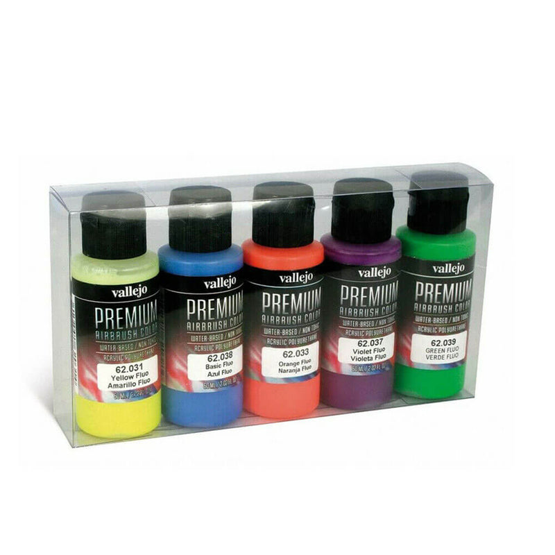 Lot de 5 peintures Vallejo Premium Color