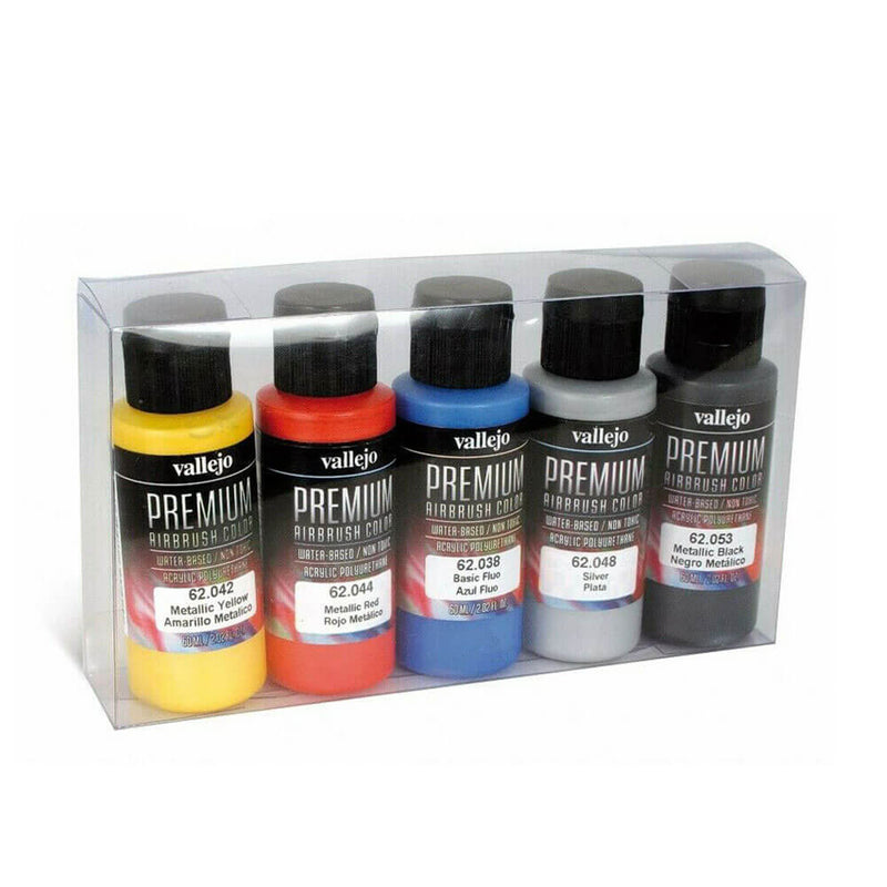 Lot de 5 peintures Vallejo Premium Color