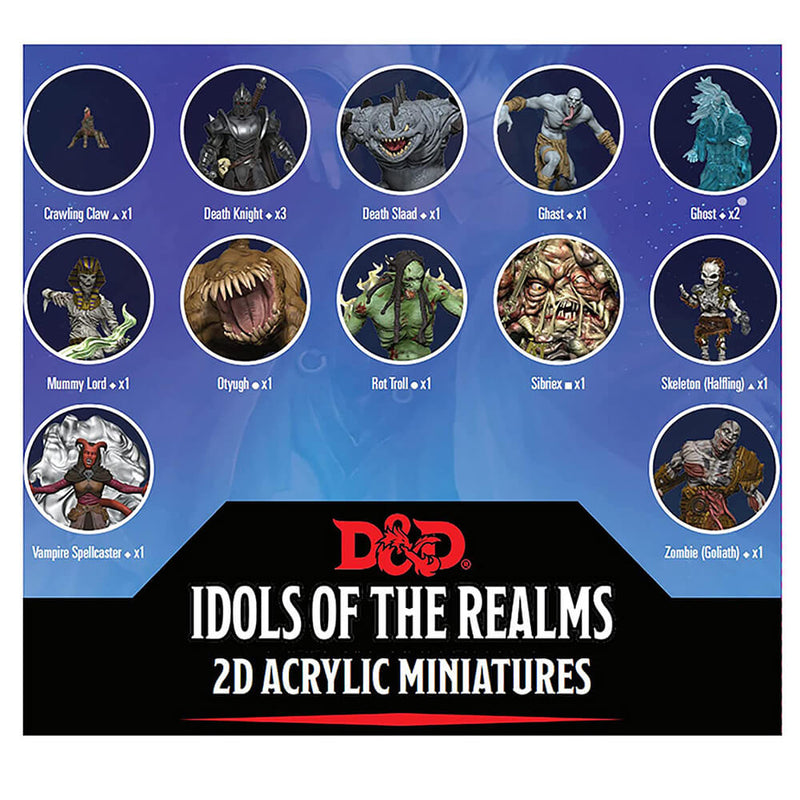 Ensemble 2D D&amp;D Idols of the Realms Boneyard