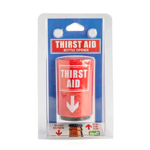 Thirst Aid Push Down Bottle Opener