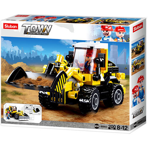 Model Bricks Town Dozer/Plow 200pcs