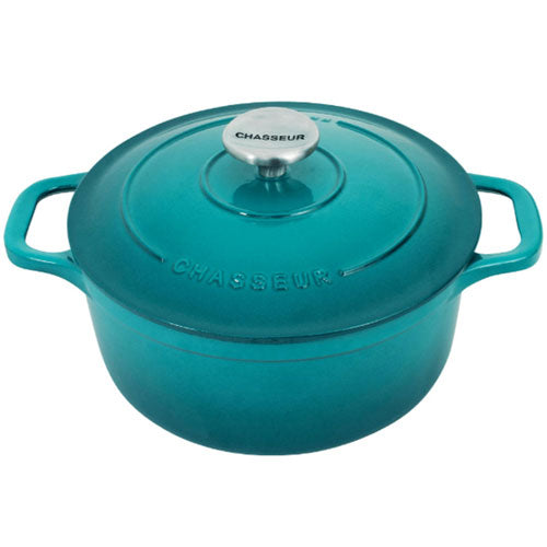 Chasseur Round French Oven (Mediterranean Blue)