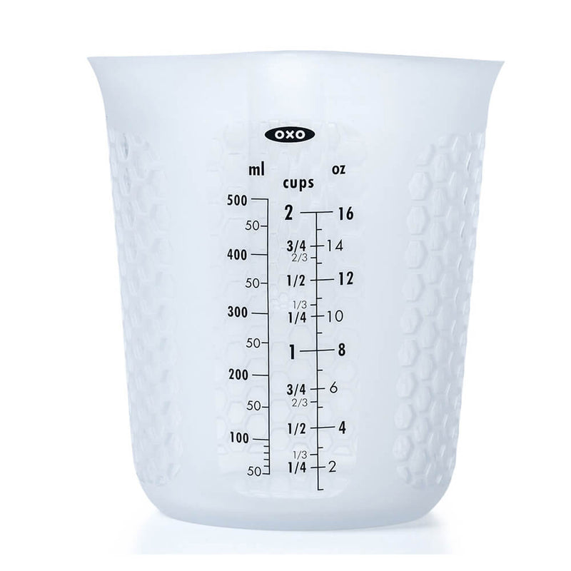 Oxo bonnes poignées serrer et verser une tasse de mesure de silicone