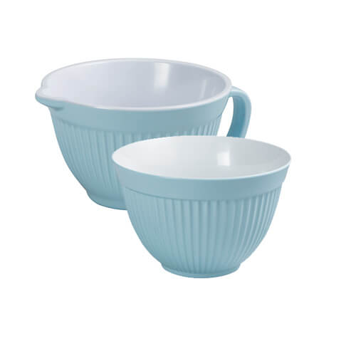 Avanti Melamine Ribbed Mixing Bowl (Duck E Blue)