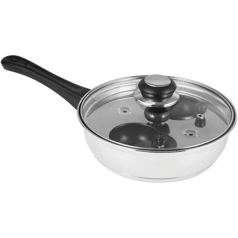 Avanti Egg Poacher Pan antiadhésive avec couvercle