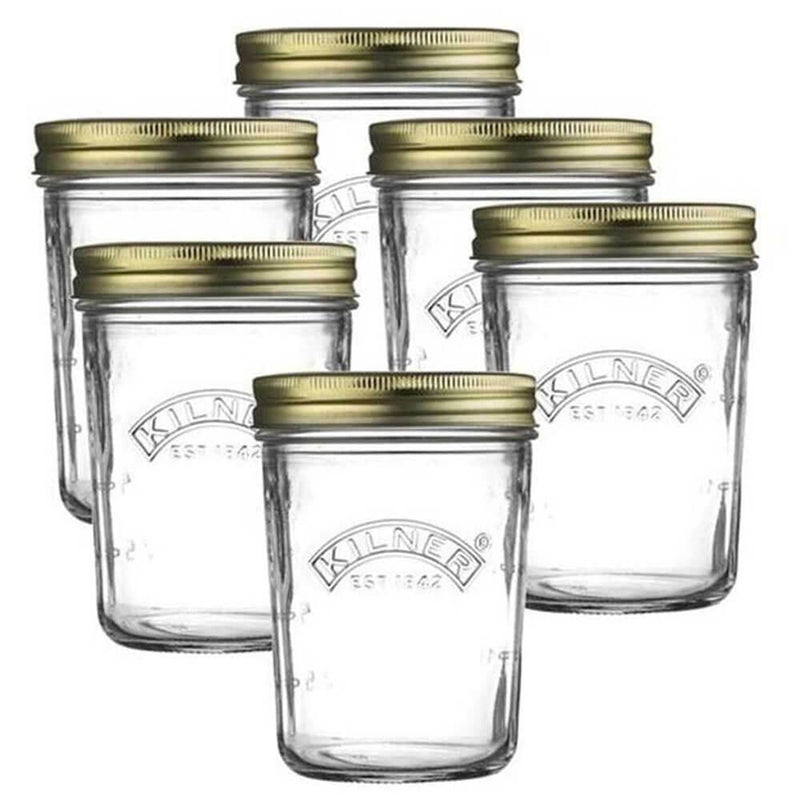 Kilner Wide Mouth Preserve Pot Set (6pcs)