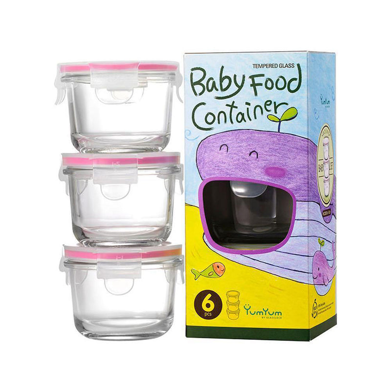 Ensemble de contenants pour aliments pour bébé Glasslock (3 pièces)