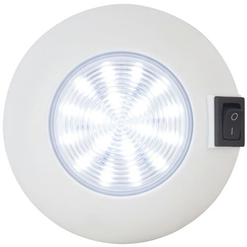 Dome Type LED Light and Switch (100mm)