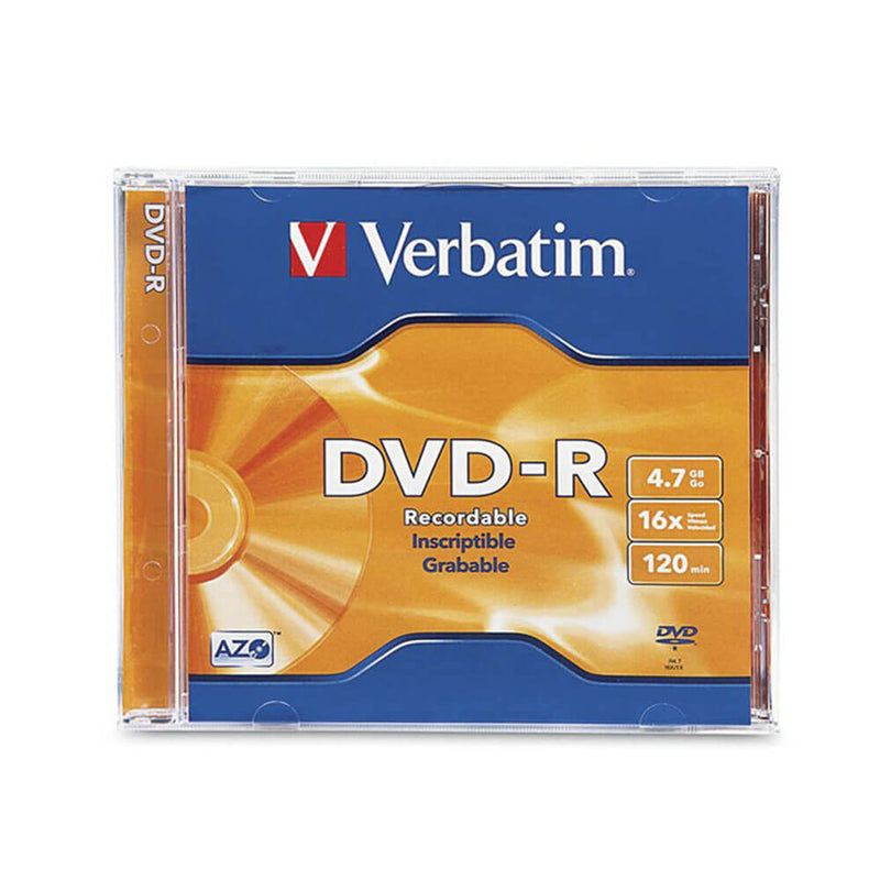 Disque Verbatim DataLifePlus Azo avec étui (4,7 Go)