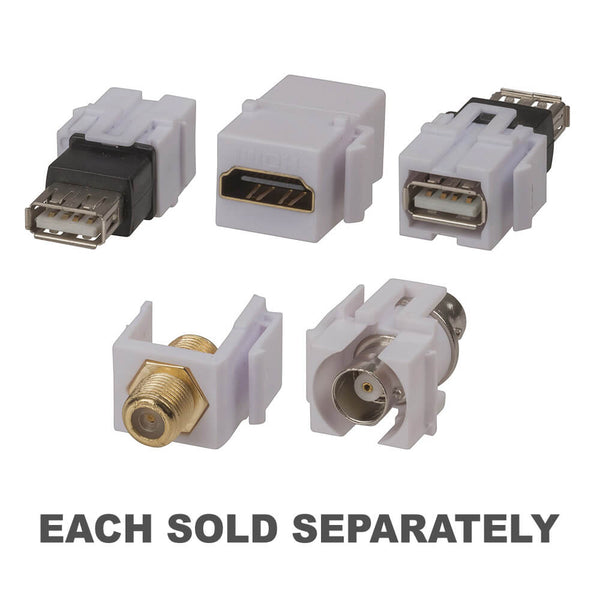 Keystone Insert Connector (White)