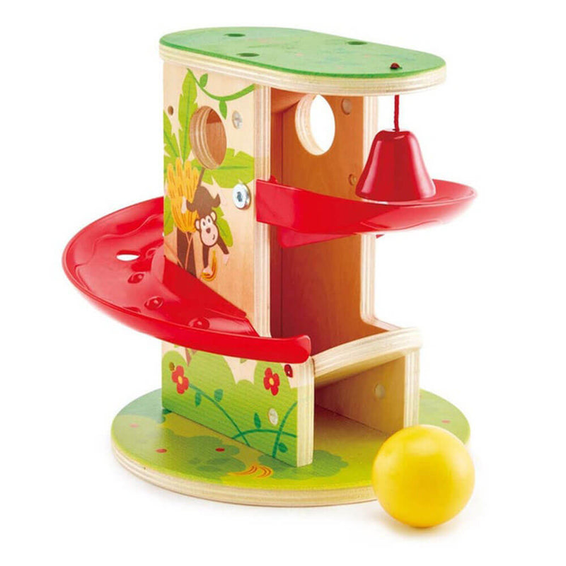 Hape Jungle Press & Slide Wooden Toy (Ball Run)