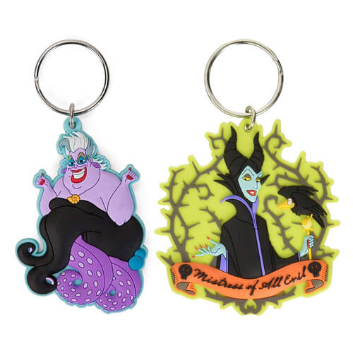 Keyring Soft Touch Disney Villians