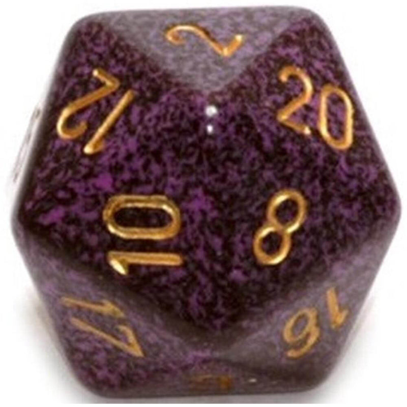 D20 Dés Moucheté (34mm)