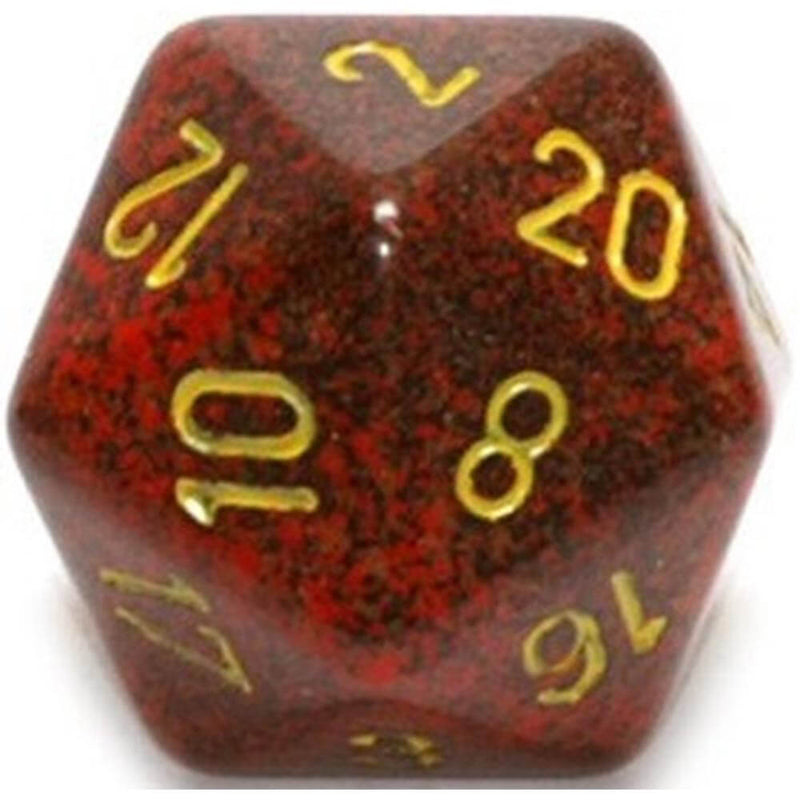 D20 Dés Moucheté (34mm)