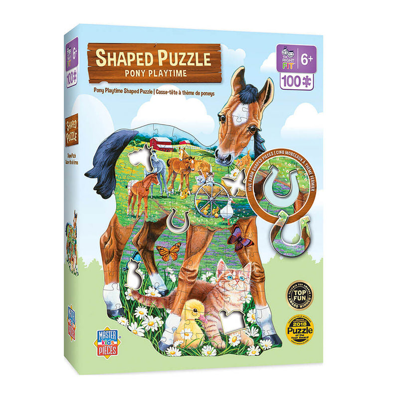 Puzzle en forme de MP (100 pcs)