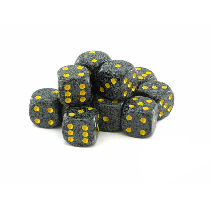 D6 Dés Mouchetés 16mm (12 Dés)