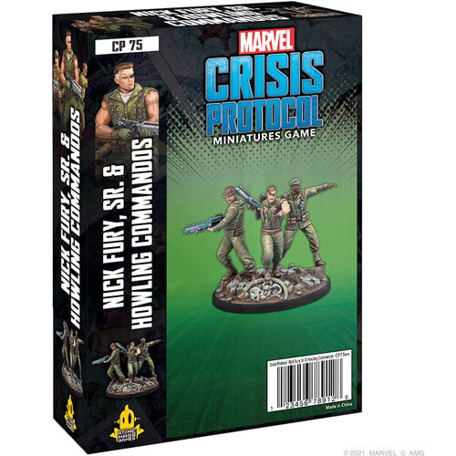 Marvel Crisis Protocol Nick Fury Sr & the Howling Commandos