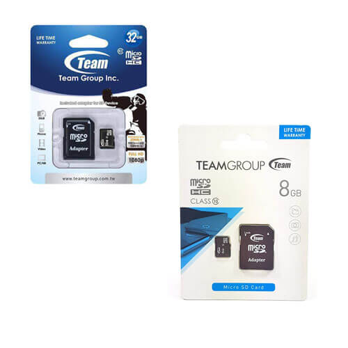 Team Class 10 Micro SDHC Memory Card