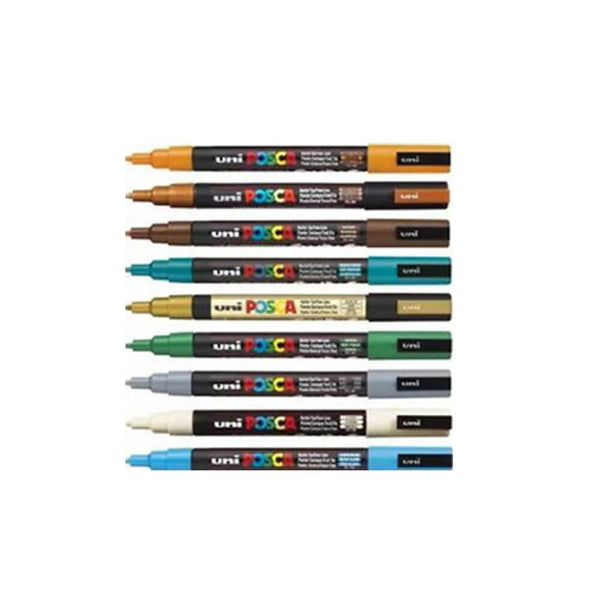 Uni Posca Bullet Tip Marker Assorted (12pk)