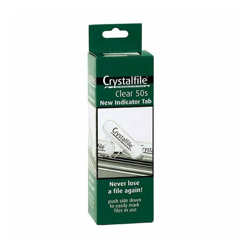 Crystalfile Index Onglets Clair 50pk